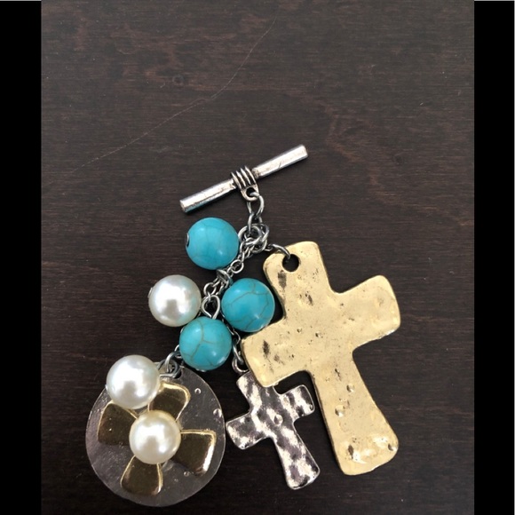 Charm Necklace with two charms - Picture 3 of 3